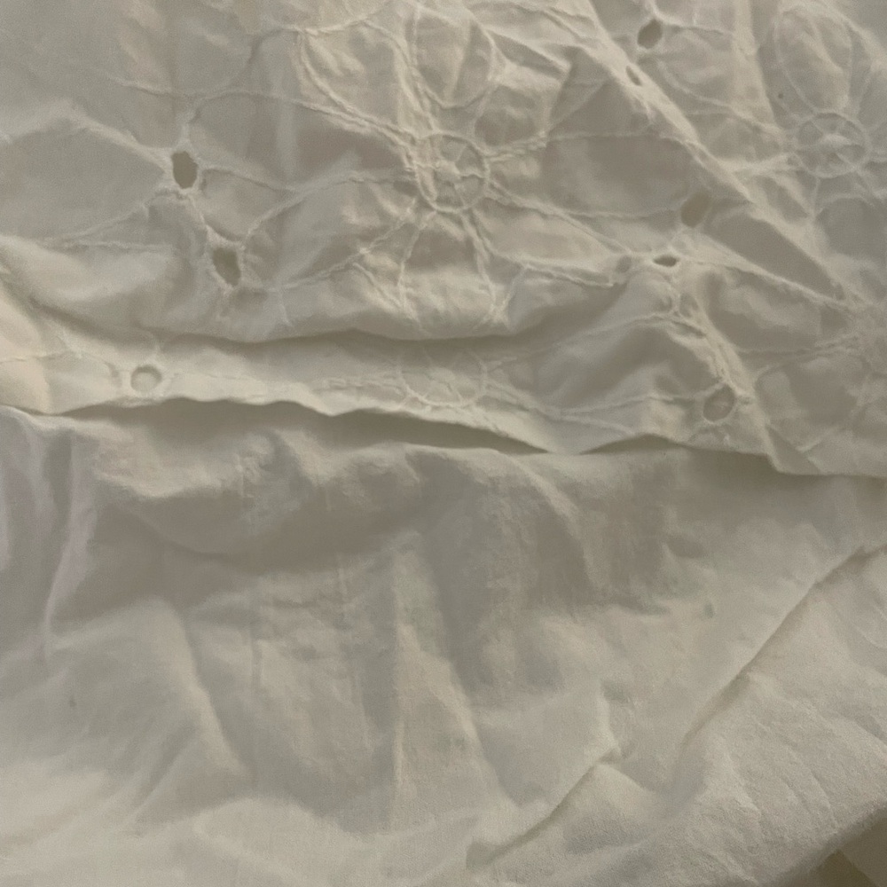 Eliza J White Eyelet Cotton Midi Dress - Picture 6 of 9